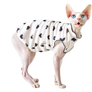 Keep Your Feline Stylish with Our Summer Thin Sleeveless Vest Cat Clothing!