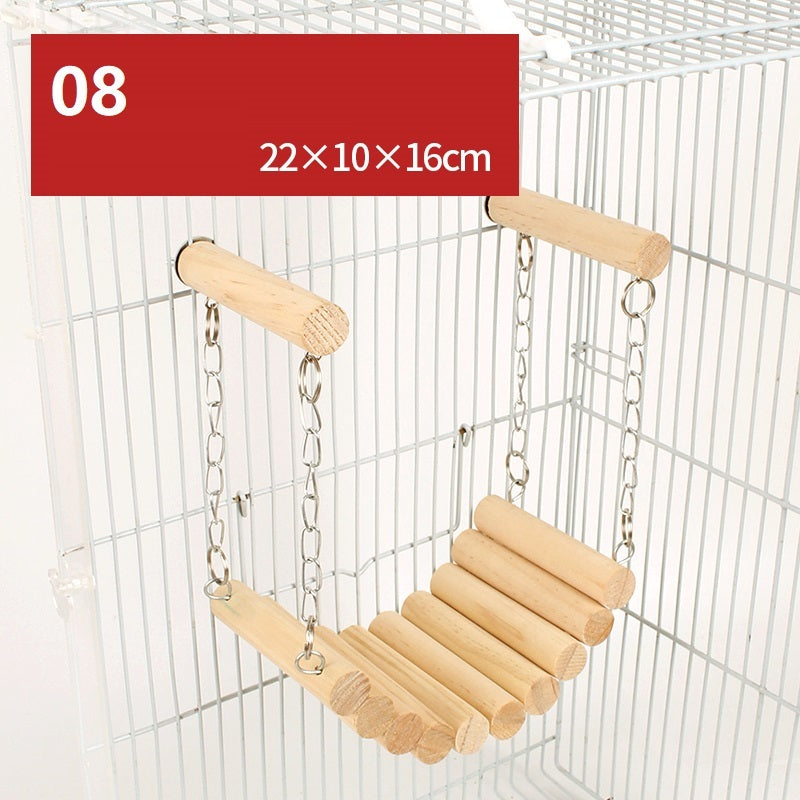 Hamster Natural Wooden Fence Landscaping