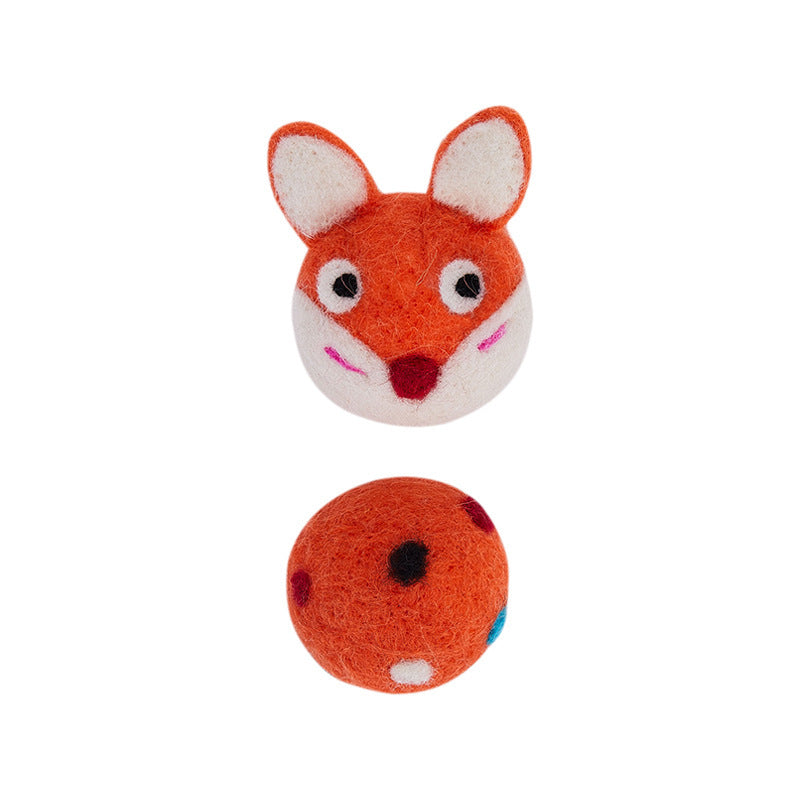 Colorful Felt Stretch Ball Cat Toy Ball Pet Toy