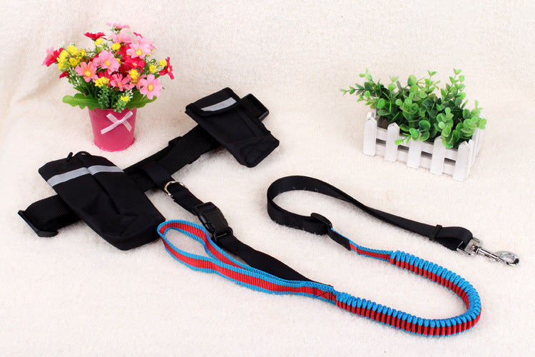 Multifunctional running dog leash