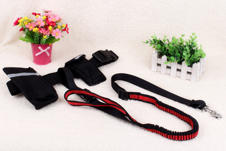 Multifunctional running dog leash
