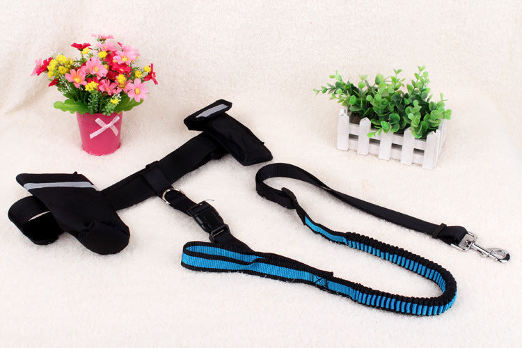Multifunctional running dog leash