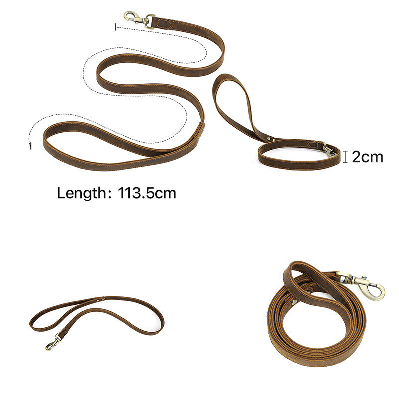 Crazy Horse Skin Puppy Hand Holding