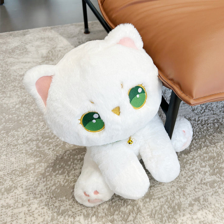 Cartoon Cute Mori Style Cat Green Eyes Kitten