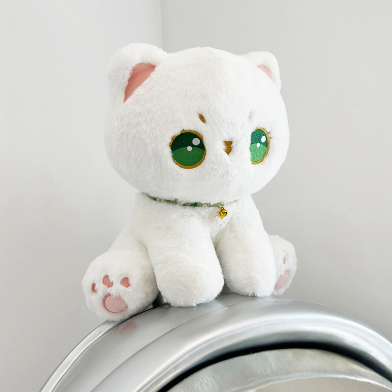 Cartoon Cute Mori Style Cat Green Eyes Kitten