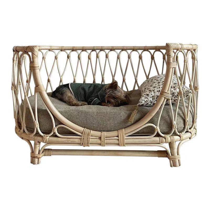 Pet Bed Handmade Rattan Woven