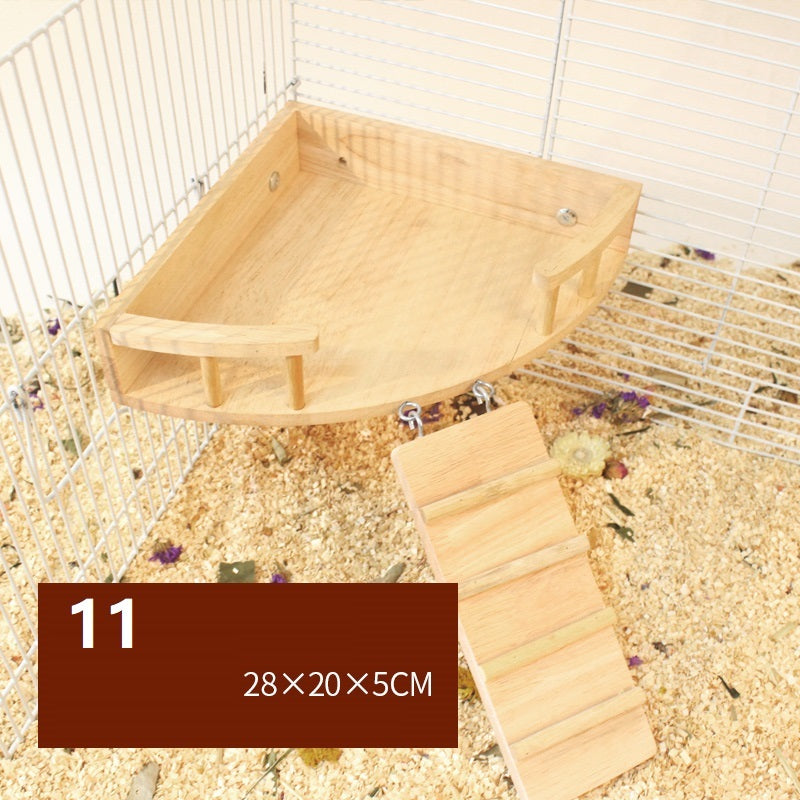 Hamster Natural Wooden Fence Landscaping