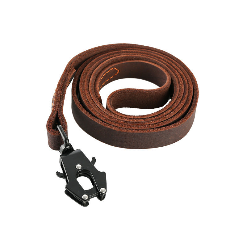 Fast Release Buckle Cowhide Dog Hand