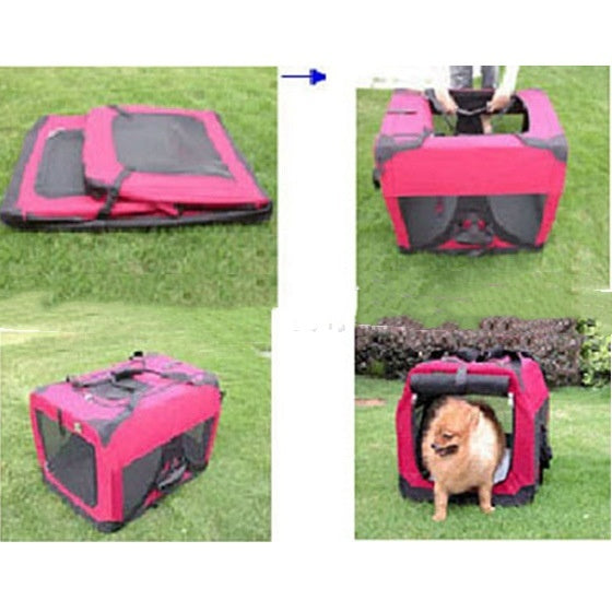 Outdoor Foldable Dog Cage Pack Pet Portable