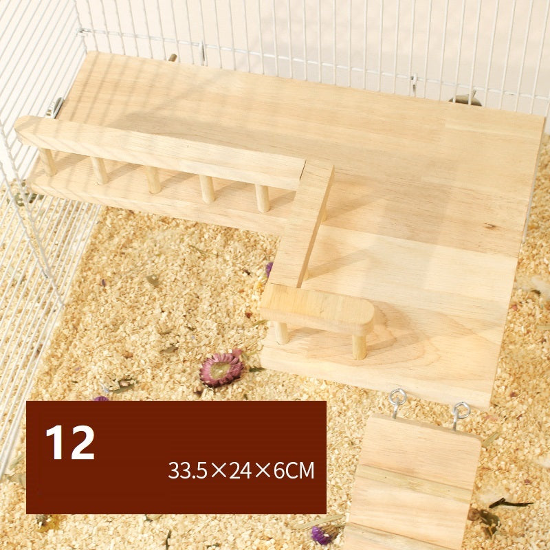 Hamster Natural Wooden Fence Landscaping