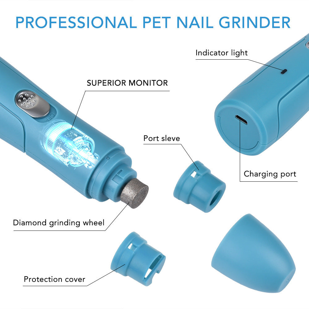 Pet Nail Grinder Electric Nail Polisher