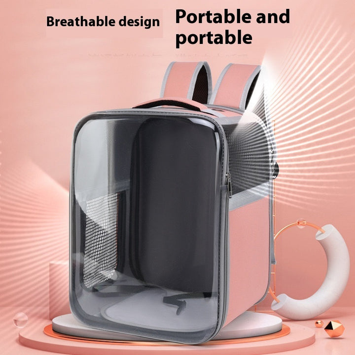 Cat Cage Fully Transparent Portable