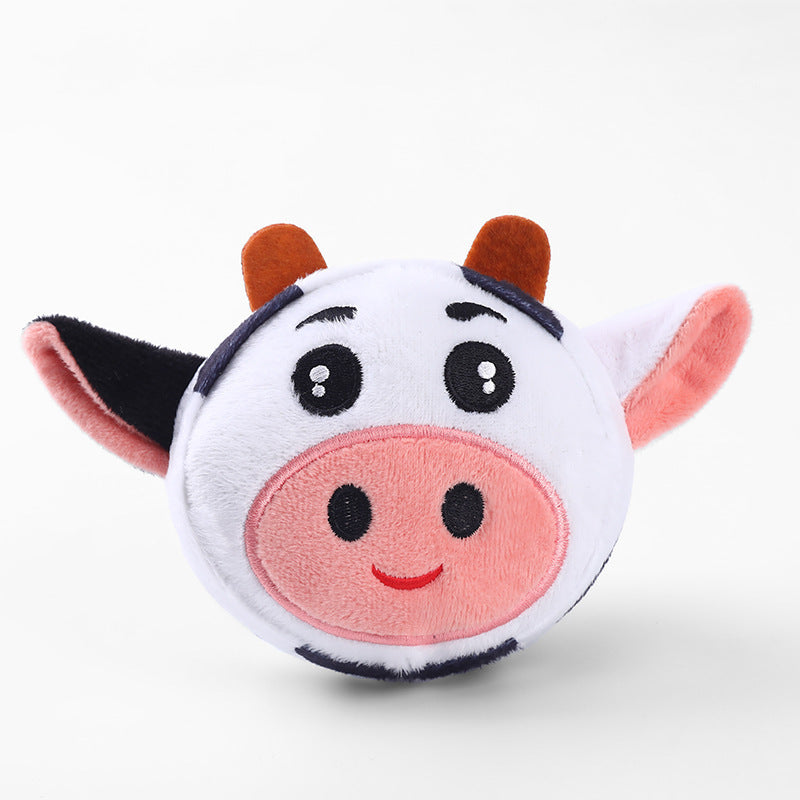 Pet Vocal Teething Plush Toys Bite Resistant