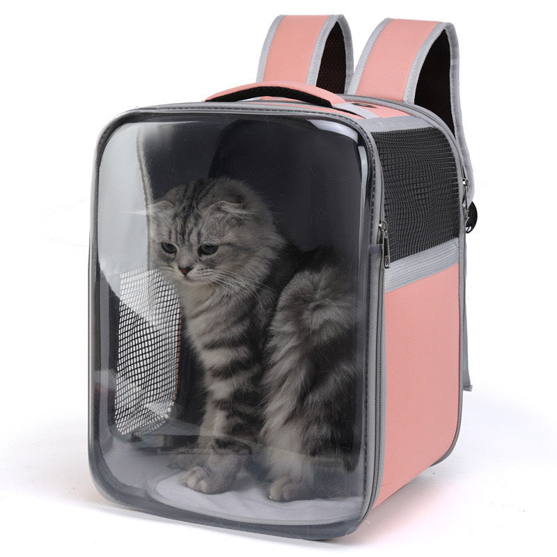 Cat Cage Fully Transparent Portable