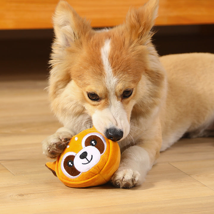 Pet Vocal Teething Plush Toys Bite Resistant