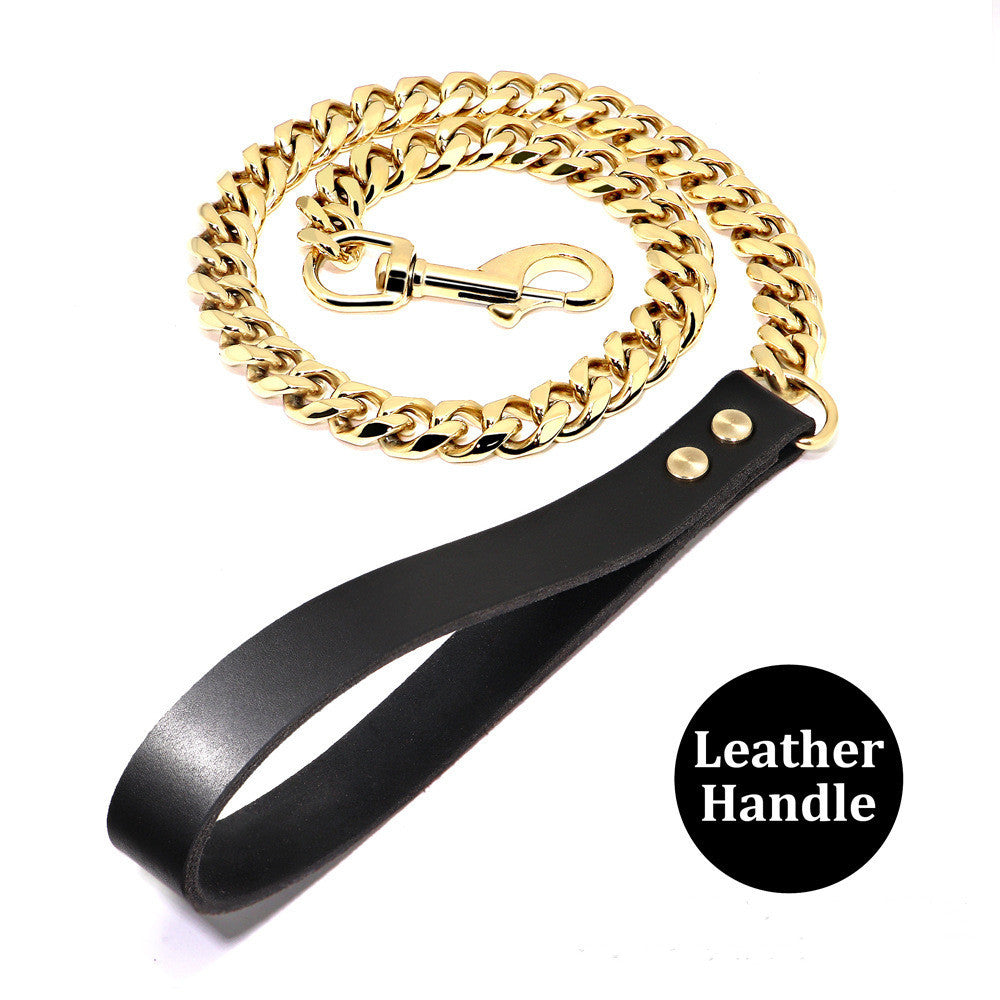 19mm Stainless Steel Golden Pet Dog