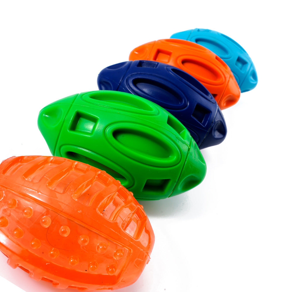 Pet Supplies Dog Toys Rubber Sounding Rugby