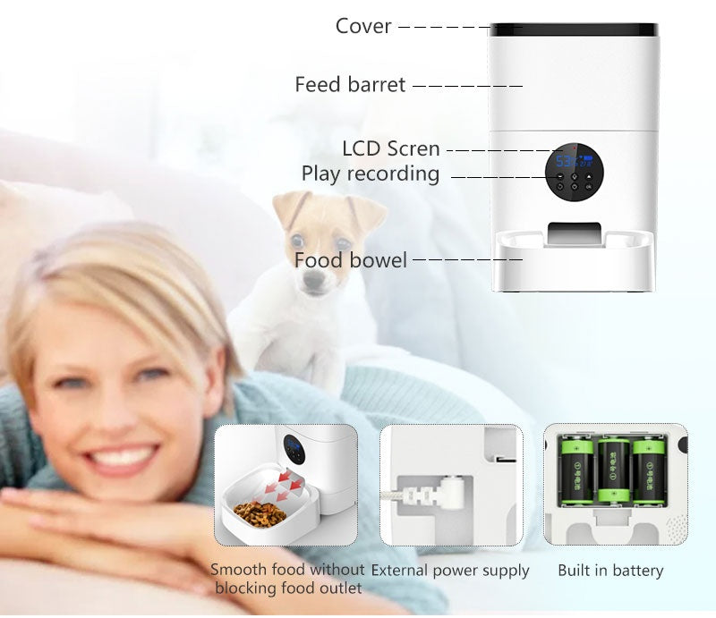 Automatic Pet Feeder WIFI Feeding Machine