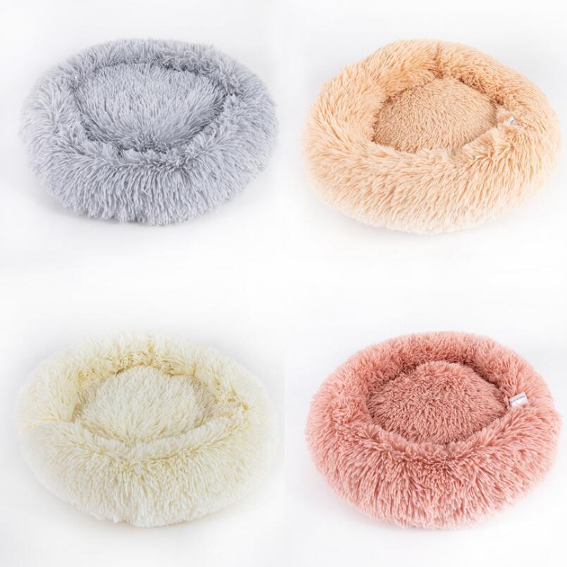 Dog Beds For Small Dogs Round Plush Cat