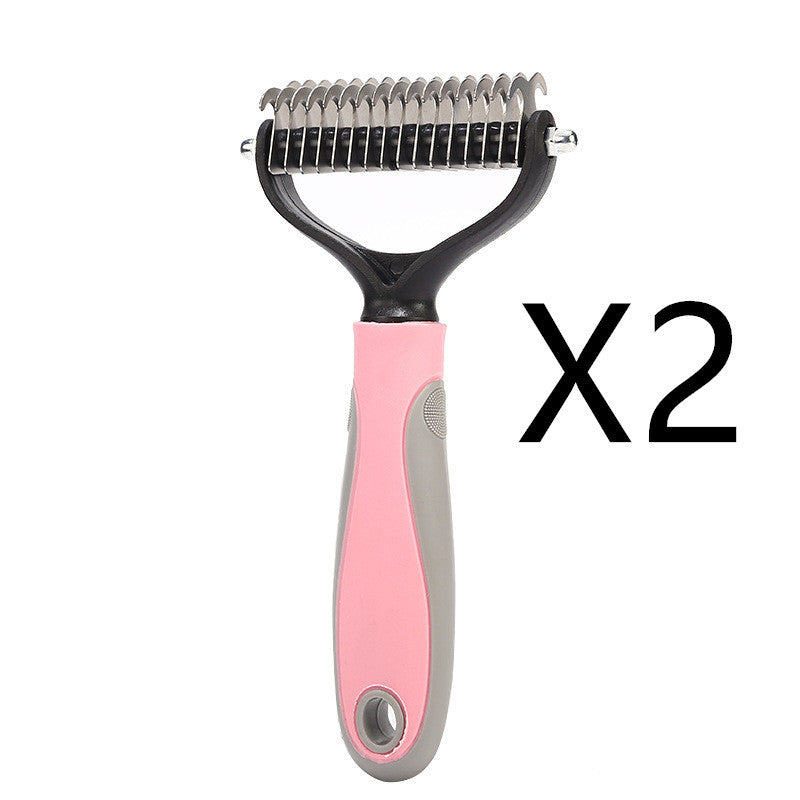 Stainless Double-sided Pet Brush Hair