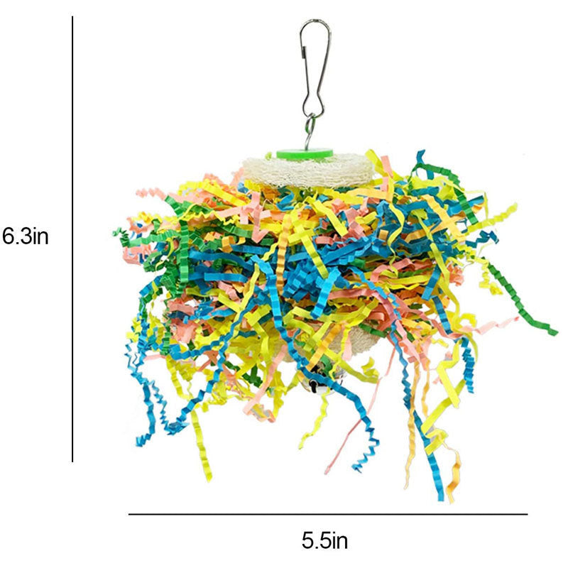 Parrot Gnawing Toy Bird Supplies Rattan
