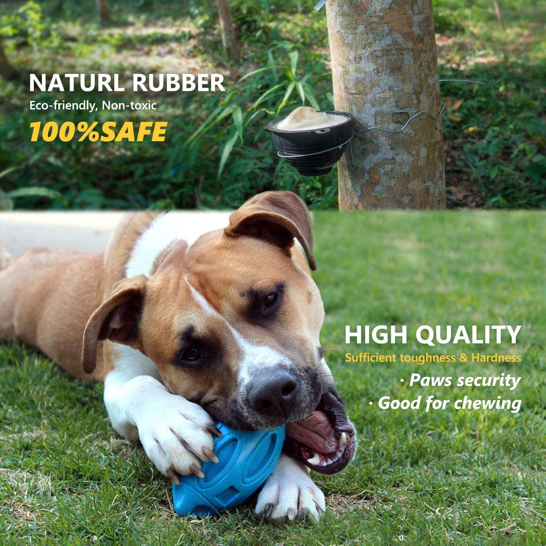 Pet Supplies Dog Toys Rubber Sounding Rugby
