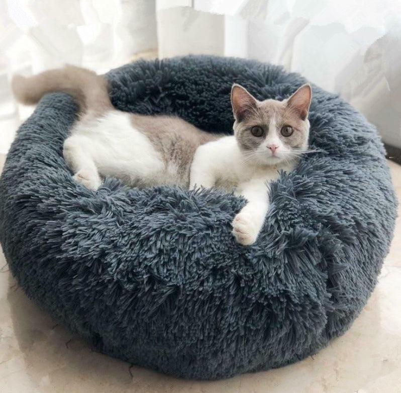 Dog Beds For Small Dogs Round Plush Cat