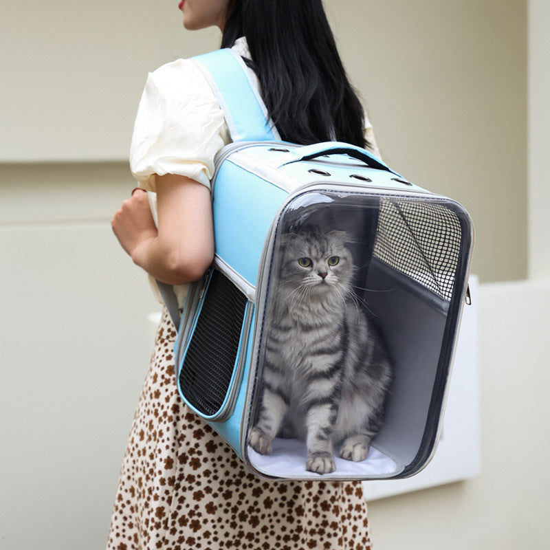 Cat Cage Fully Transparent Portable