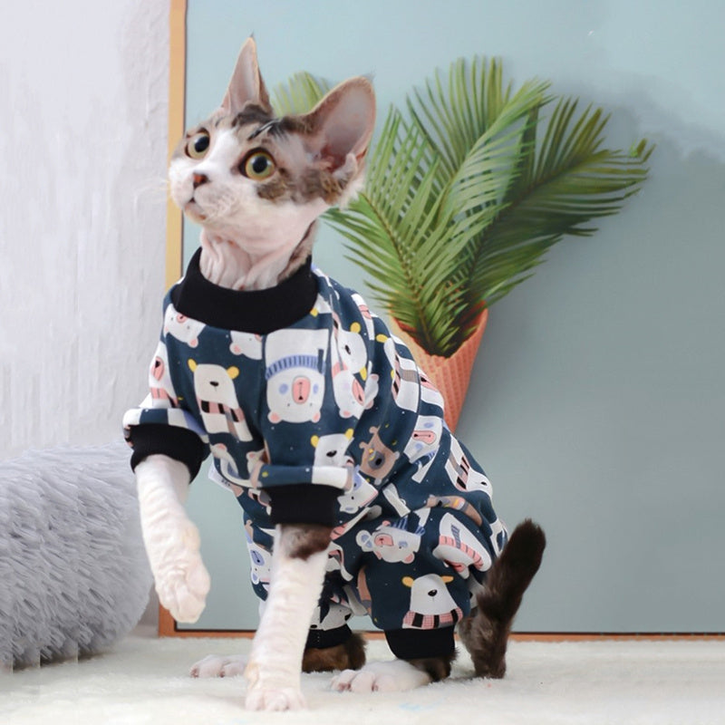 Hairless Cat Clothing Bottoming Air