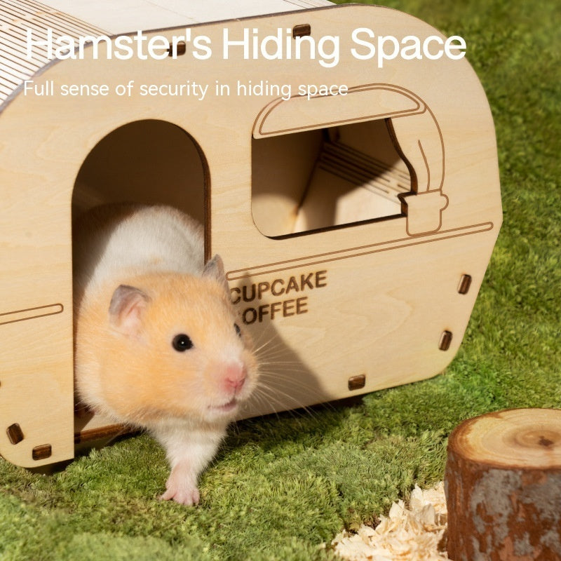 Hamster Special Shelter Wooden Nest