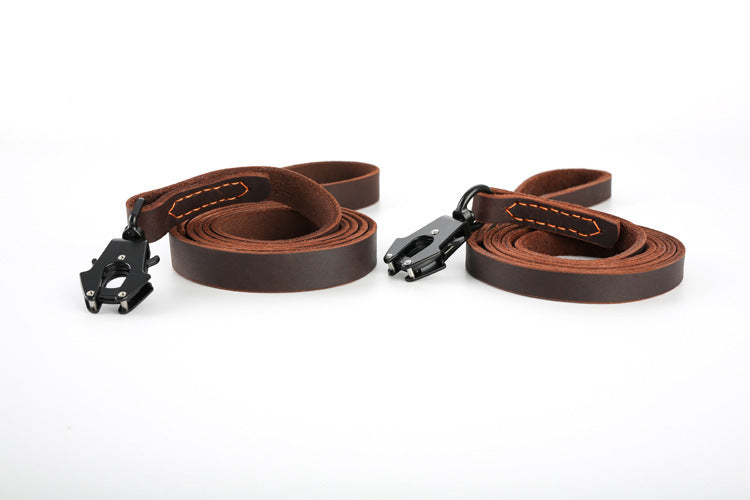 Fast Release Buckle Cowhide Dog Hand