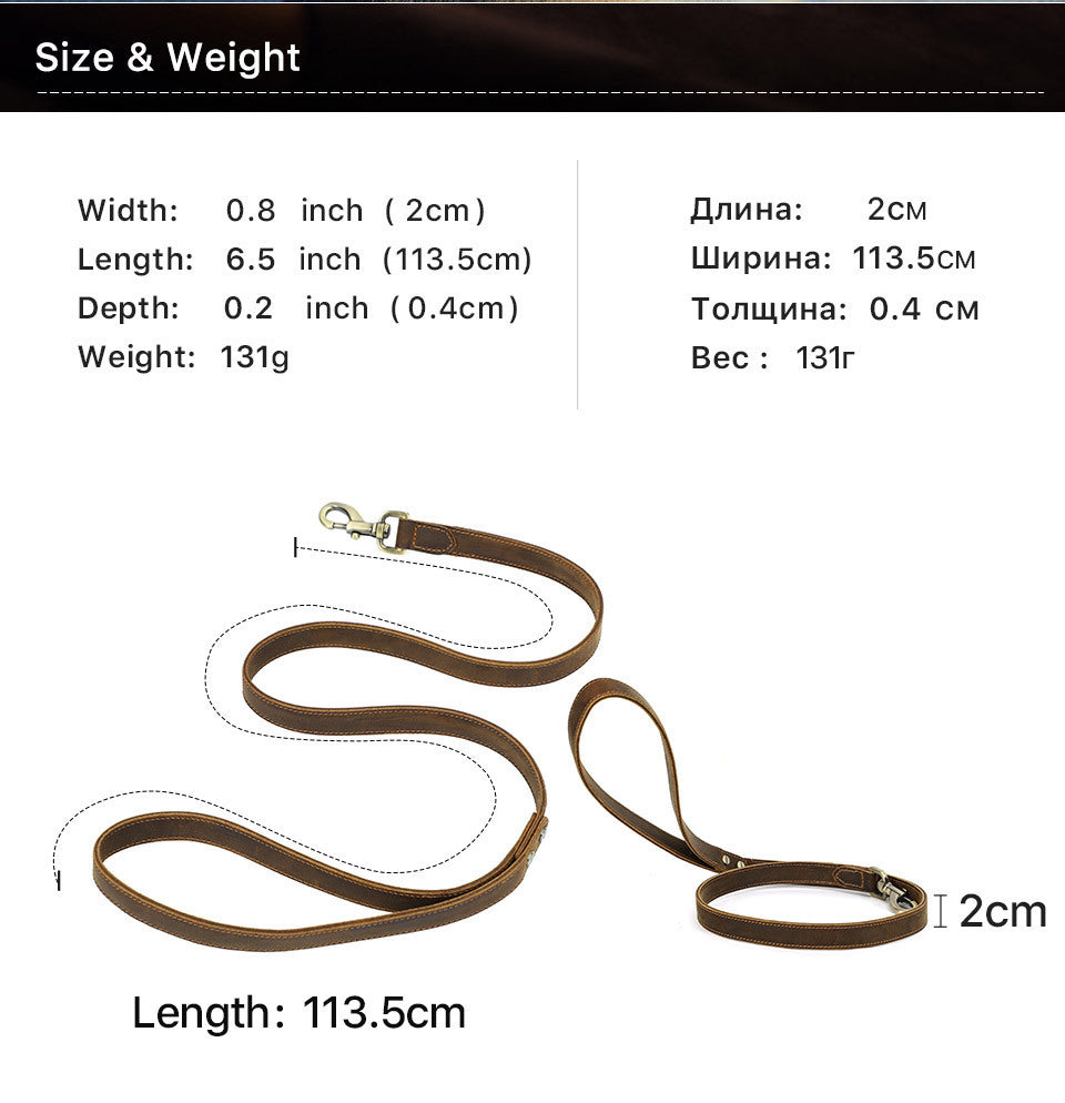 Crazy Horse Skin Puppy Hand Holding